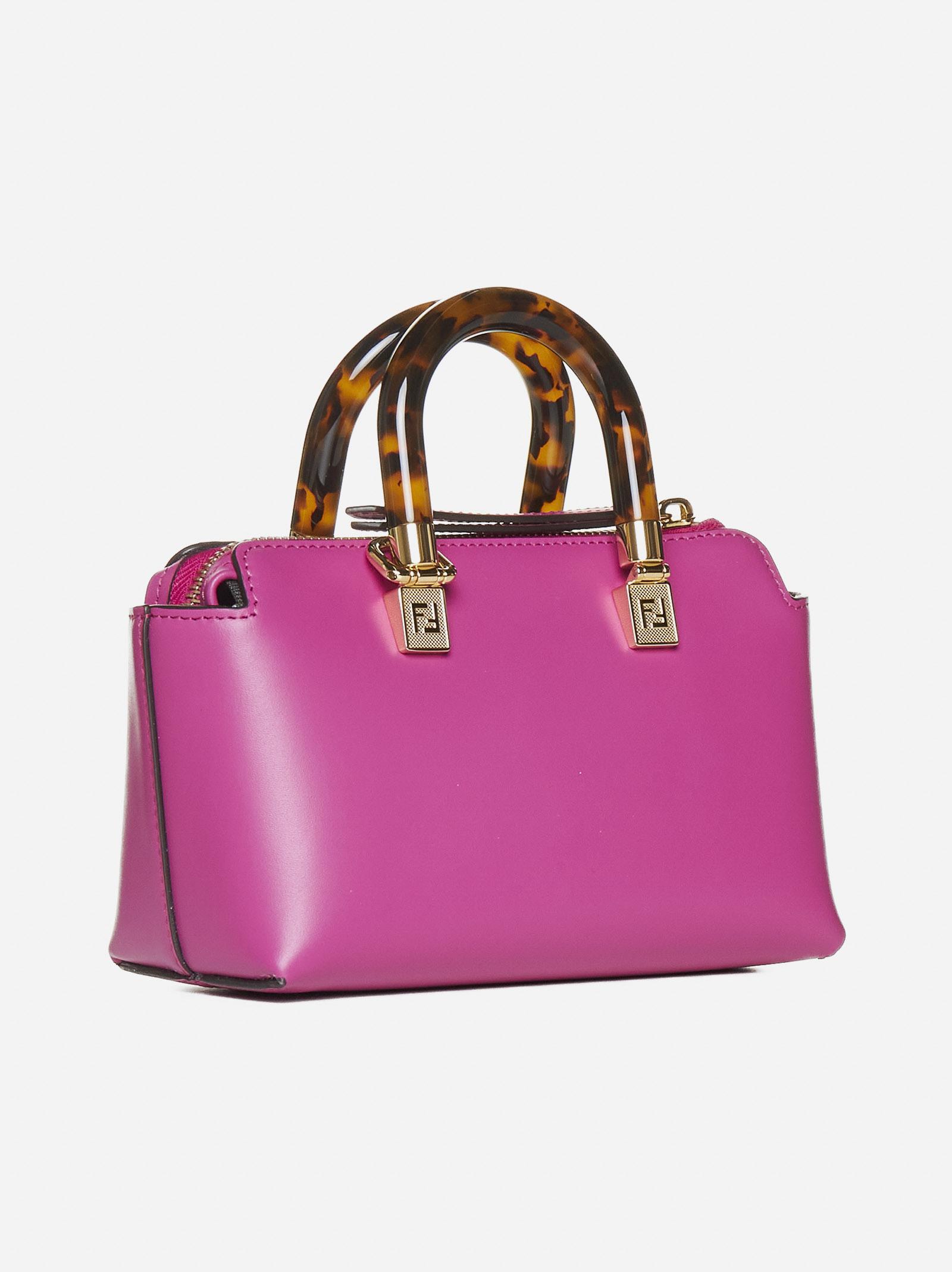 Fendi By The Way Mini Leather Bag in Pink | Lyst