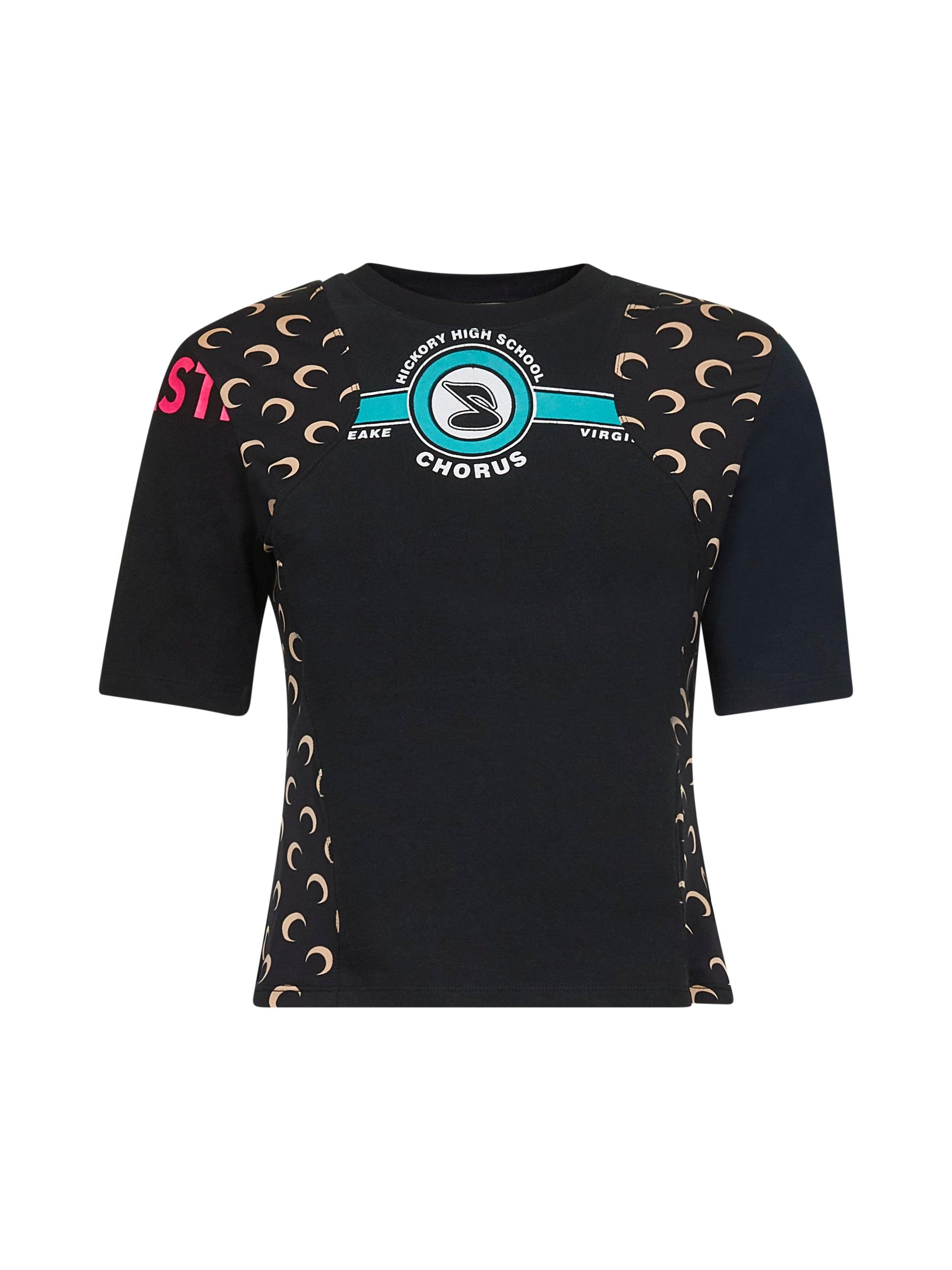 Marine Serre Cotton Regenerated Graphic T-Shirt in Blue | Lyst