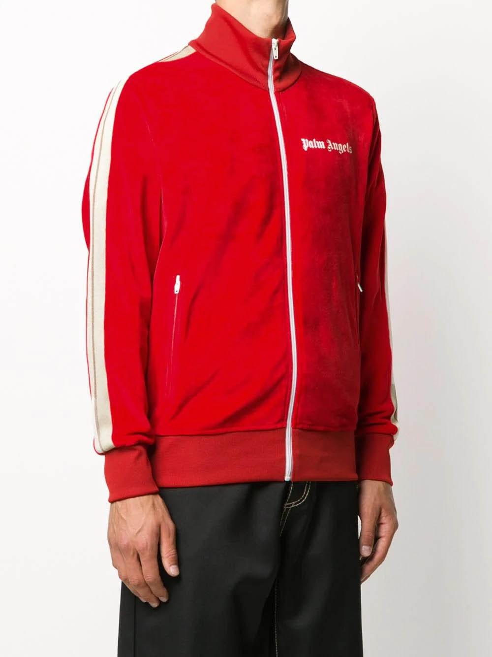 palm angels red sweatshirt