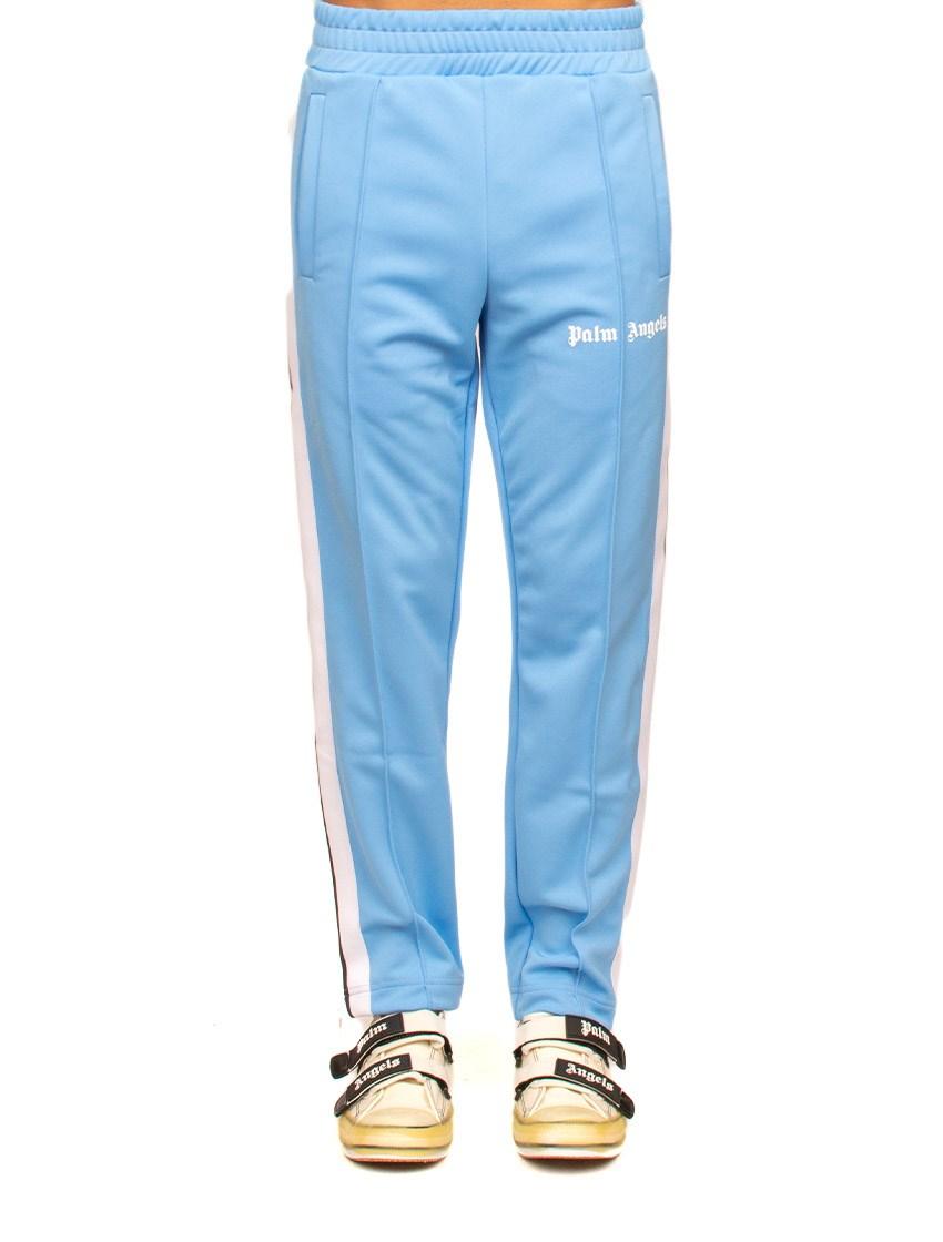 Palm Angels Synthetic Logo Trackpant in Light Blue (Blue) for Men - Lyst