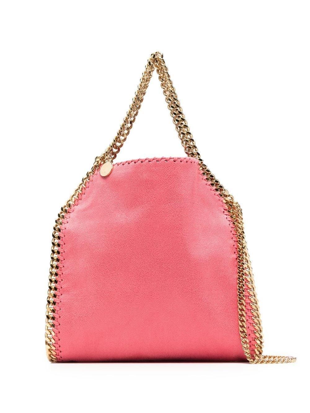 Stella McCartney Mini Falabella Tote Bag in Pink | Lyst