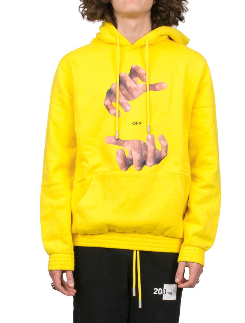 Off-White c/o Virgil Abloh 'hands' Hoodie in Yellow for Men | Lyst