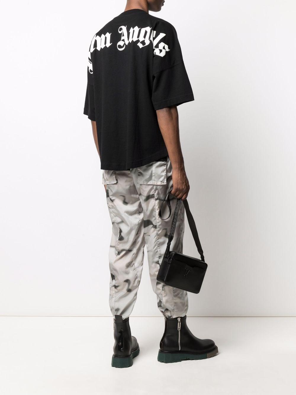 Logo-print Short-sleeve T-shirt in Nero 