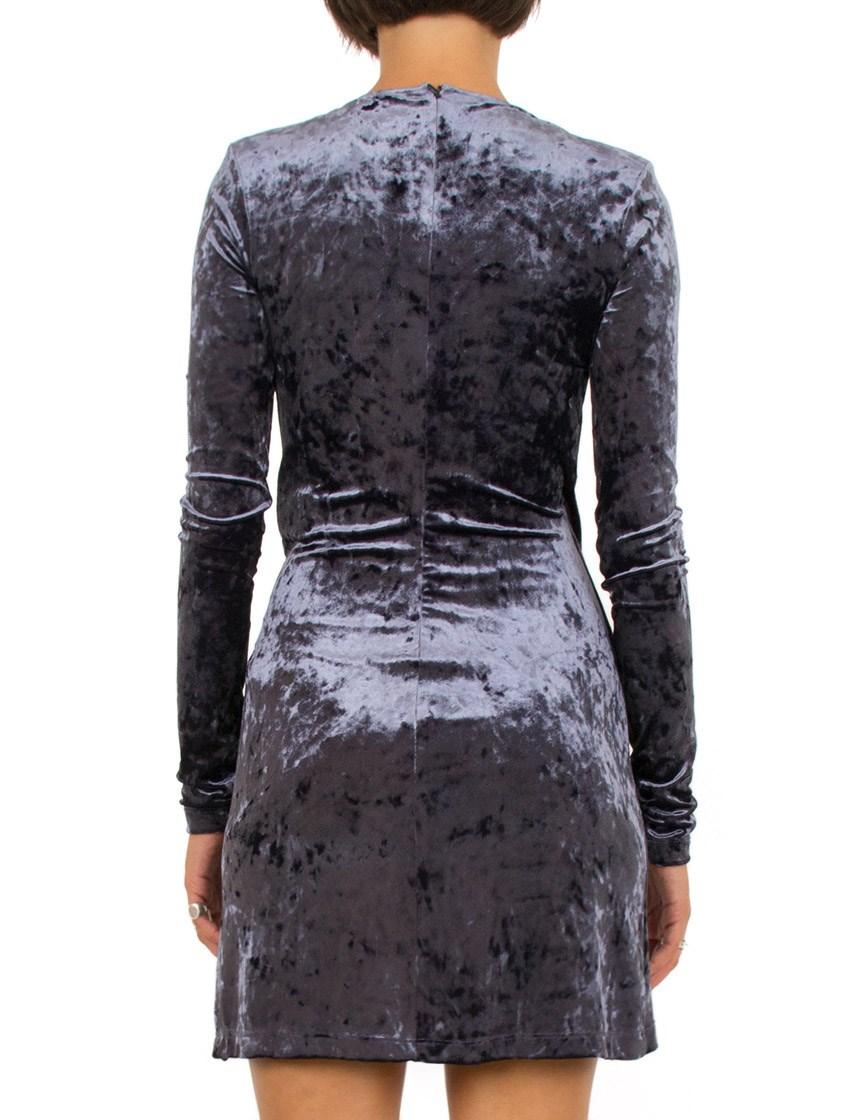 off white velvet dress