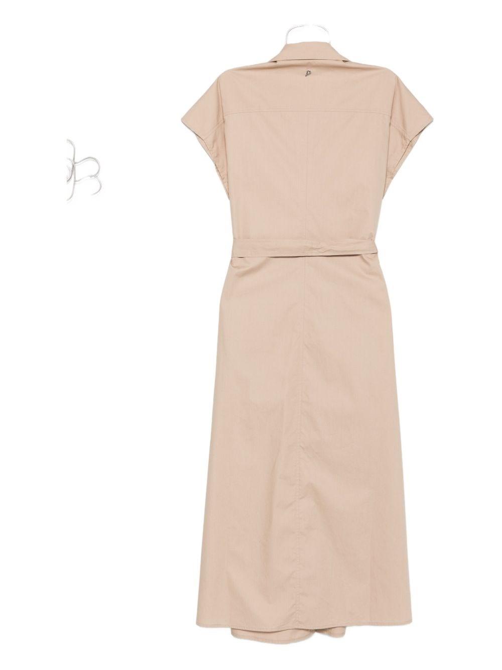 ワンピース DONDUP Woman Dress Black DA427M00945D002 999 Dress with swirl and porthole, Black - Sisley