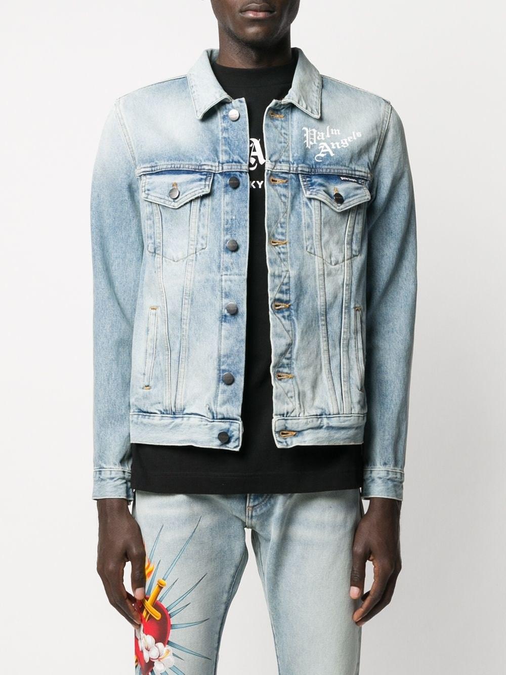 mens palm angels denim jacket