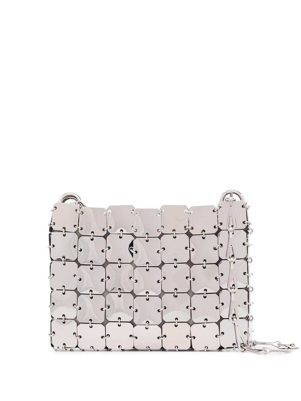 Paco Rabanne Iconic 1969 Square Disc Mini Bag in White | Lyst