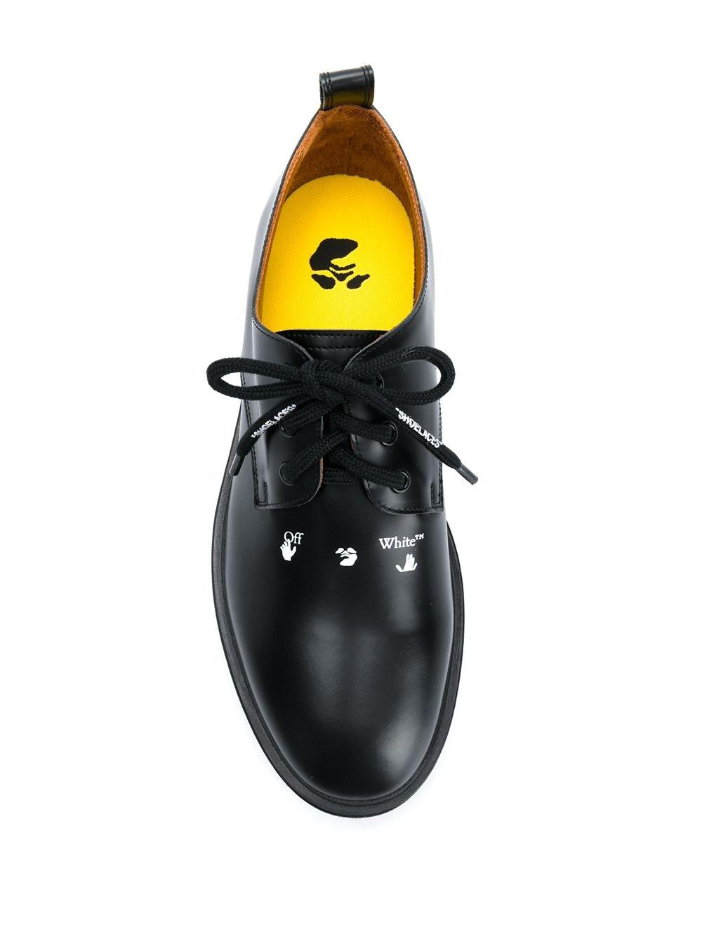 Off-White c/o Virgil Abloh Derby Arrow Shoes in Black for Men | Lyst
