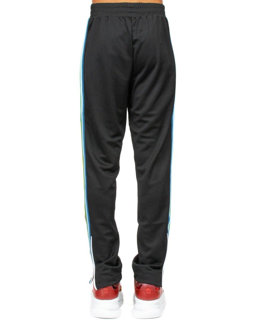 Palm Angels Synthetic Multicolor Bands Sweatpants in Black for Men - Lyst