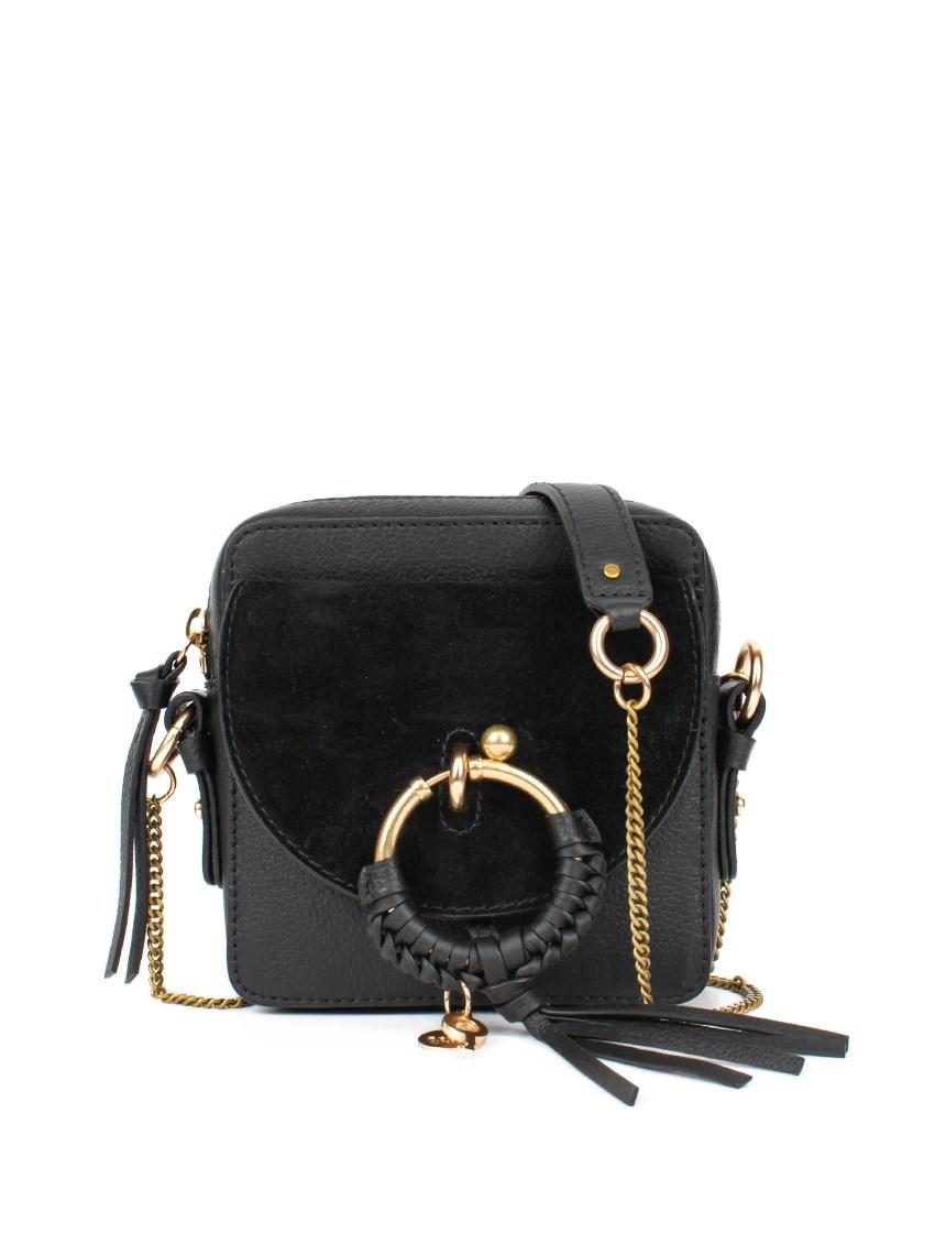 See By Chloé Leather Joan Mini Crossbody Bag in Black Save 15 Lyst