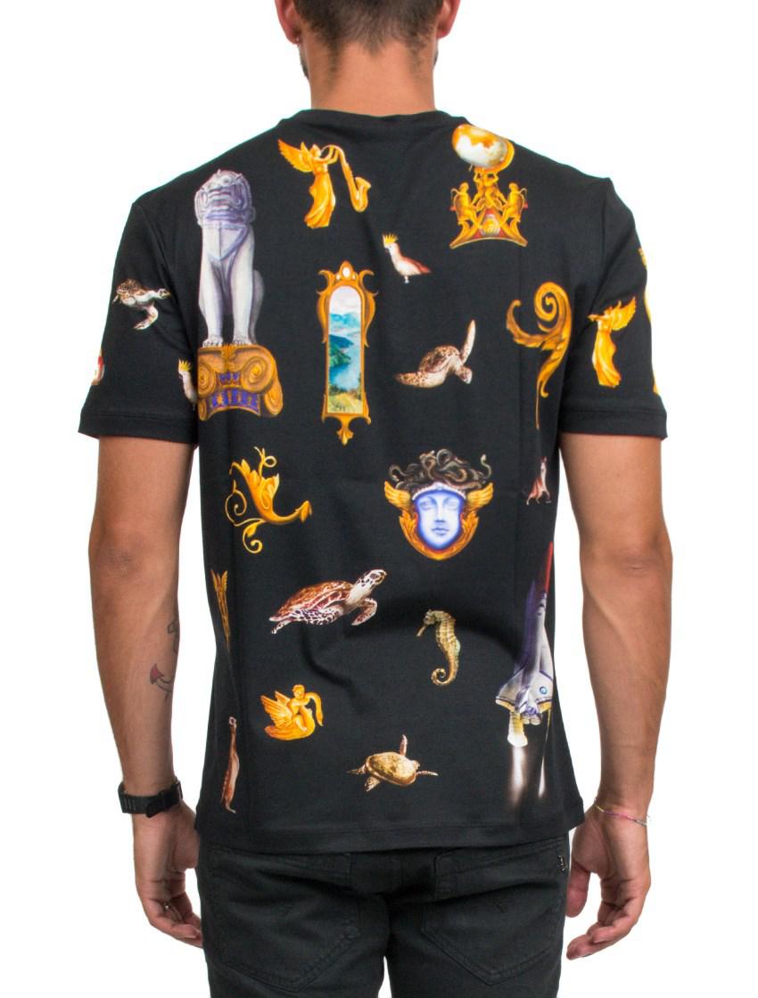 Versace 'animals' Print T-shirt for Men | Lyst