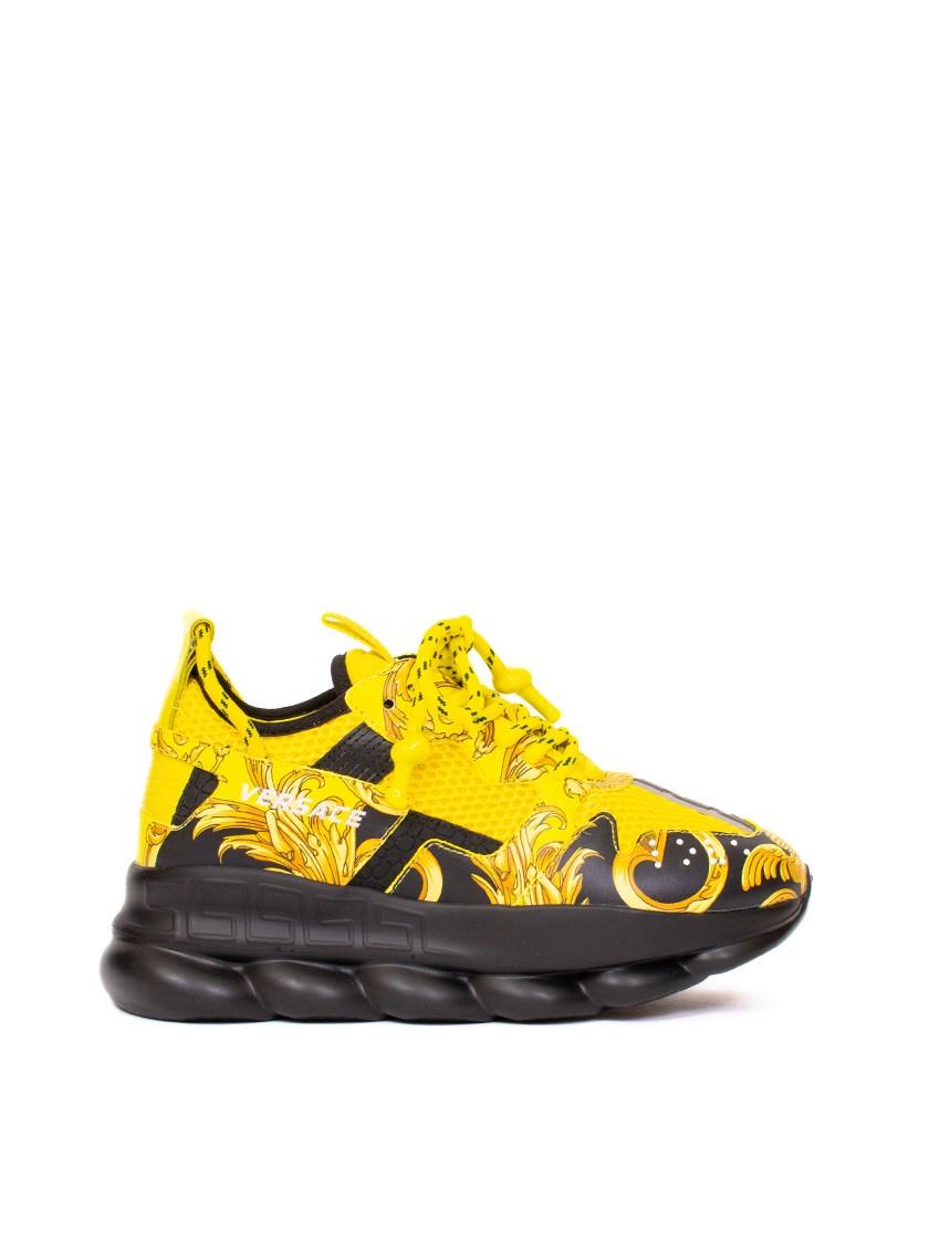 Versace 'chain Reaction' Sneakers Logo | Lyst
