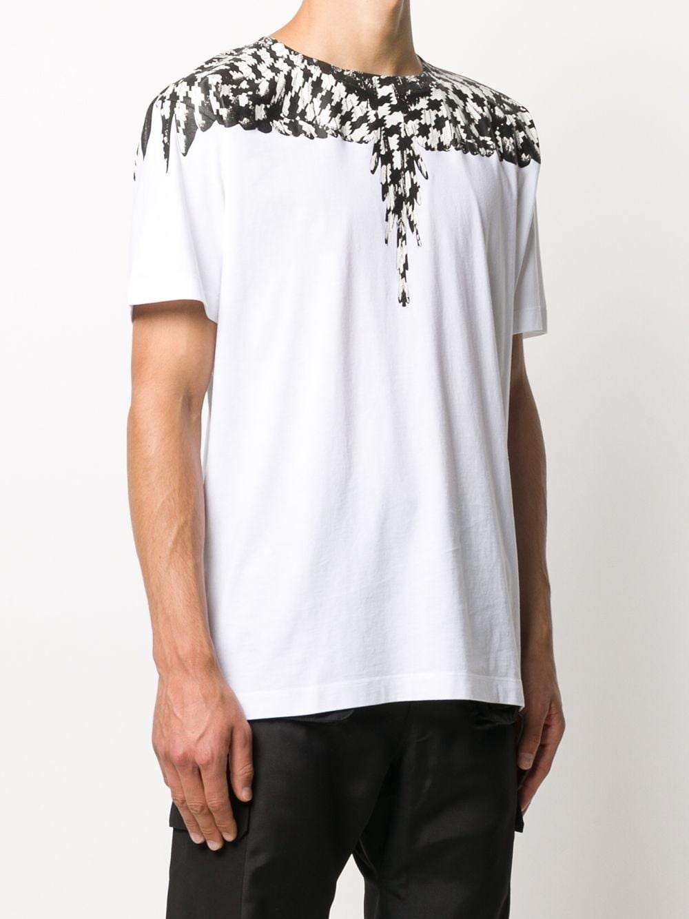 Marcelo Burlon Cotton Printed T-shirt in White for Men - Lyst