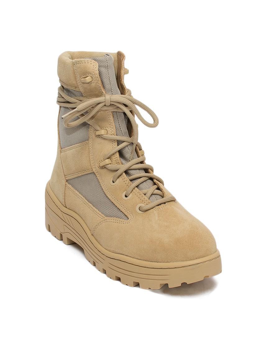 Yeezy Men's Natural Military Boots- Season 4
