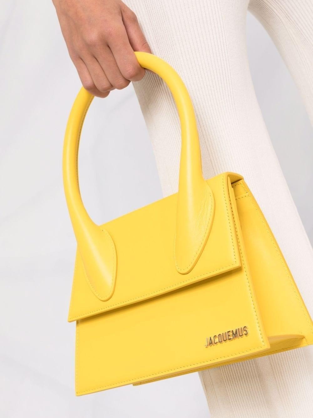 jacquemus yellow bolsa