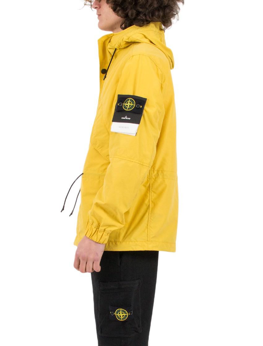 Stone Island 'micro Reps' Jacket in Yellow for Men | Lyst