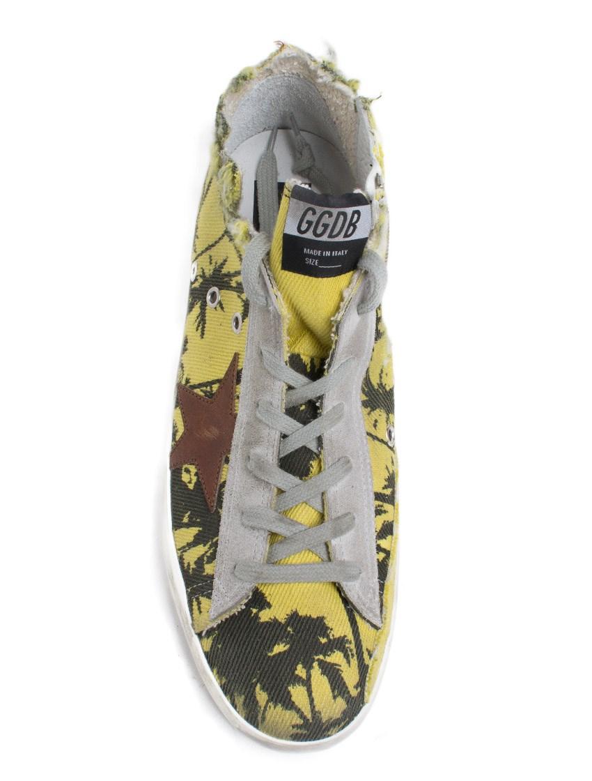 Download Golden Goose Deluxe Brand Canvas 'palm Tree' Sneakers - Lyst