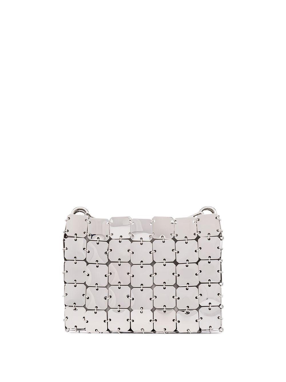 Paco Rabanne Iconic 1969 Square Disc Mini Bag in White | Lyst