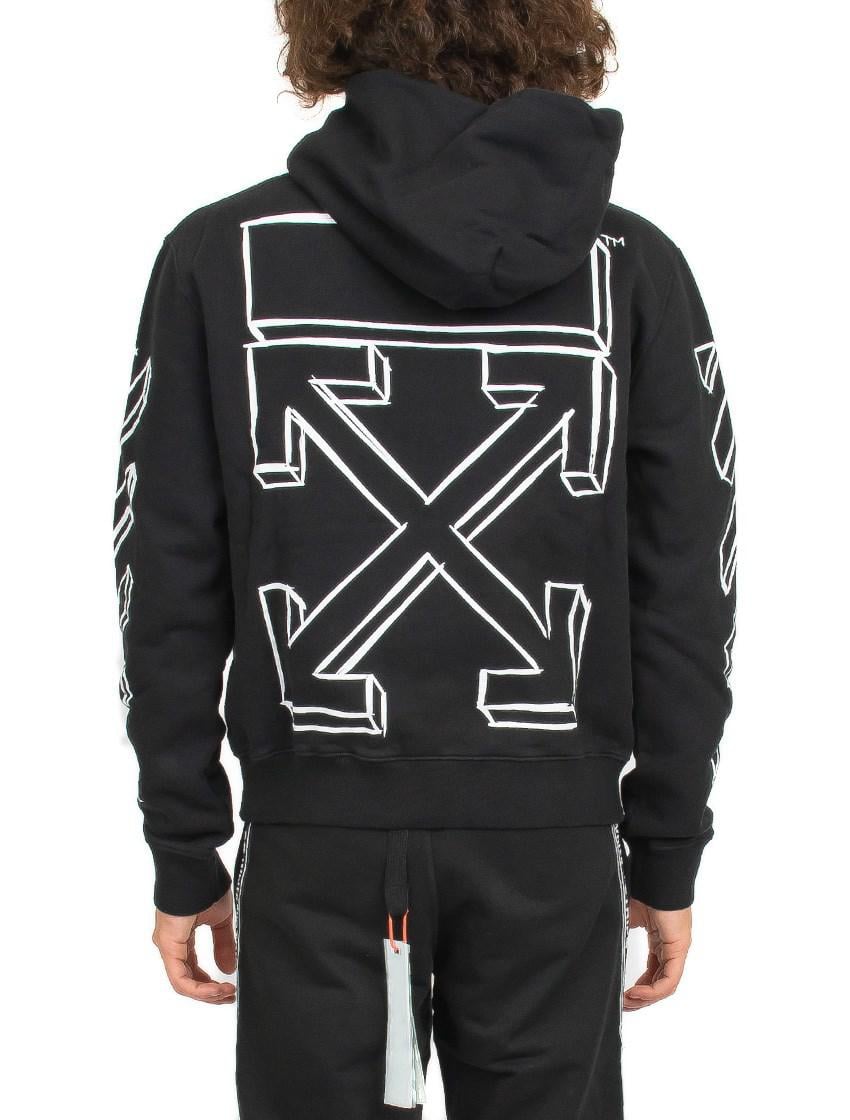 Off-White c/o Virgil Abloh Cotton 'diag Marker Arrow' Hoodie in 
