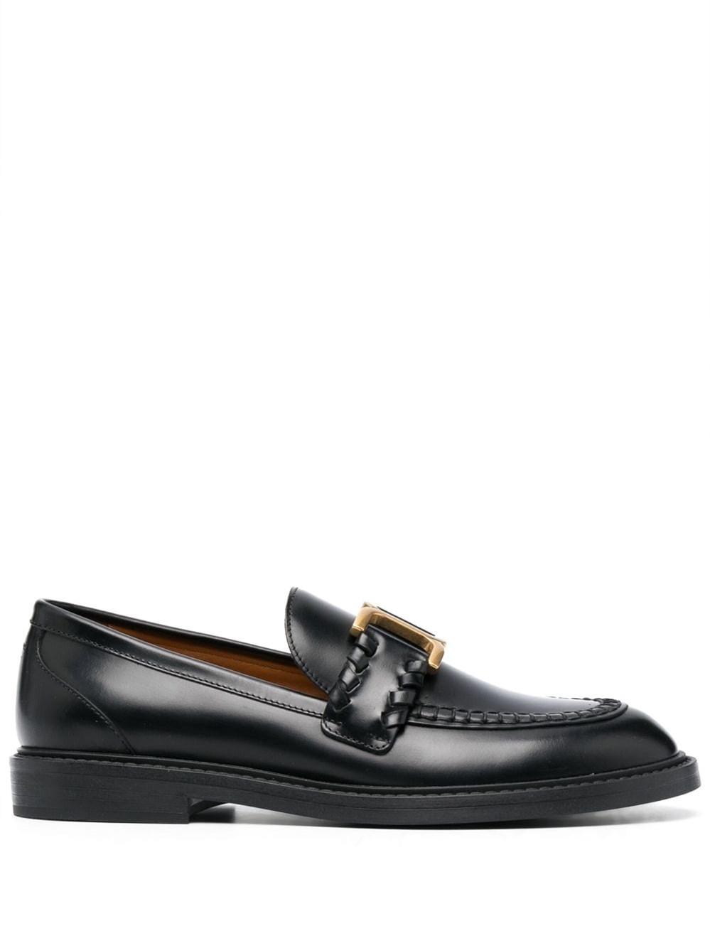 Chloé Marcie Loafers in Black | Lyst