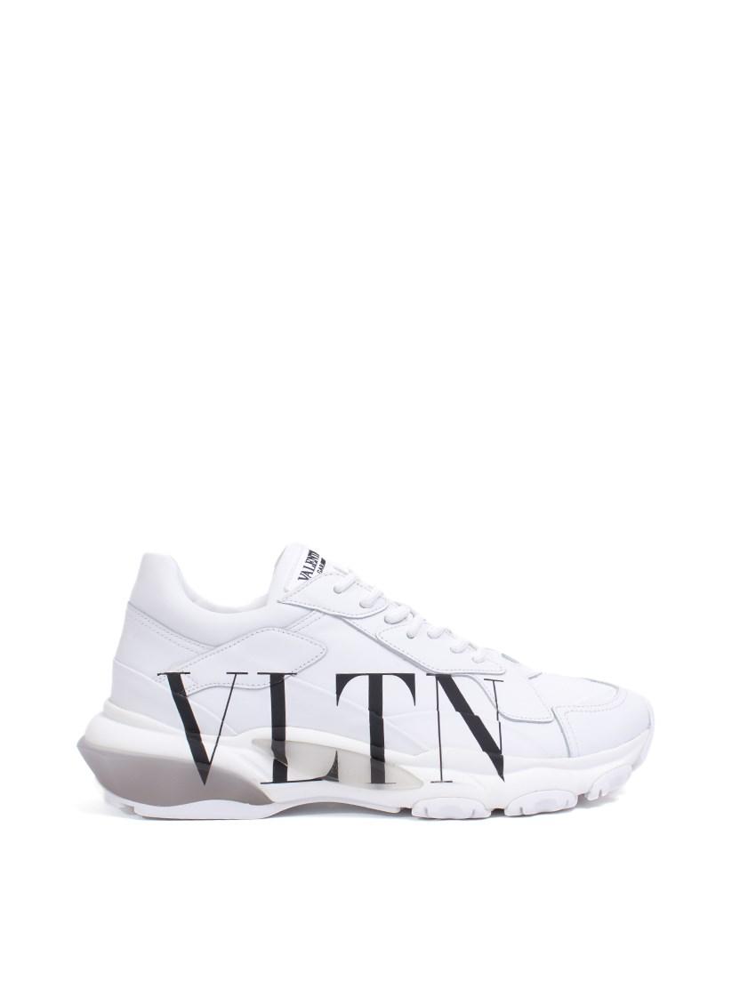 Valentino Leather Vltn Bounce Trainers 