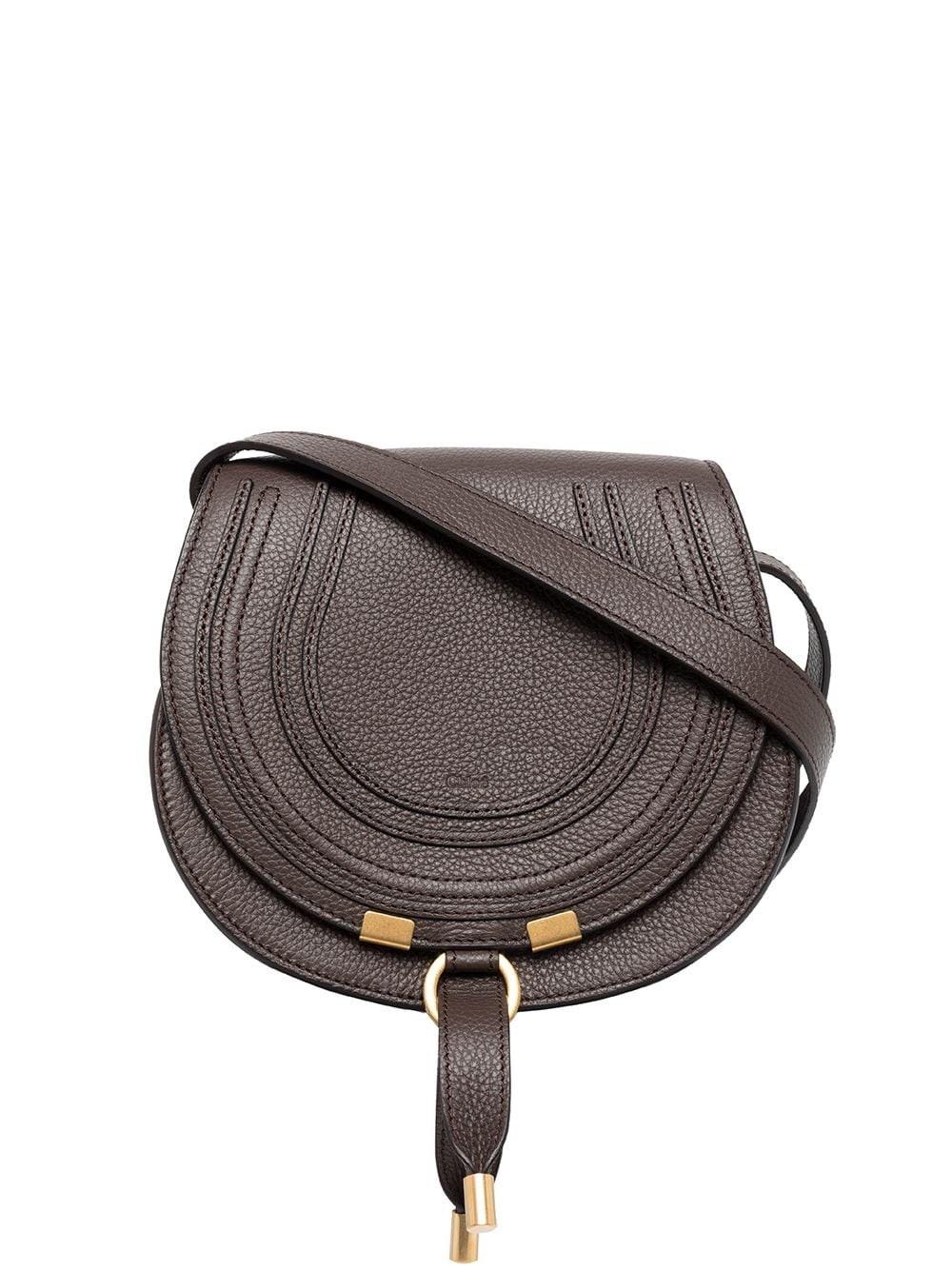 Chloé Small Marcie Saddle Bag in Brown | Lyst