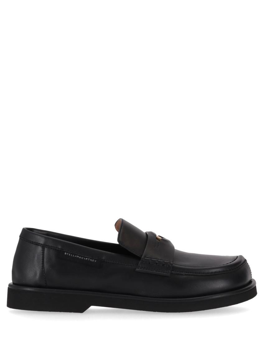 Stella McCartney ブラックレザー ローファー Stella McCartney Loafers and moccasins for Women | Online Sale up