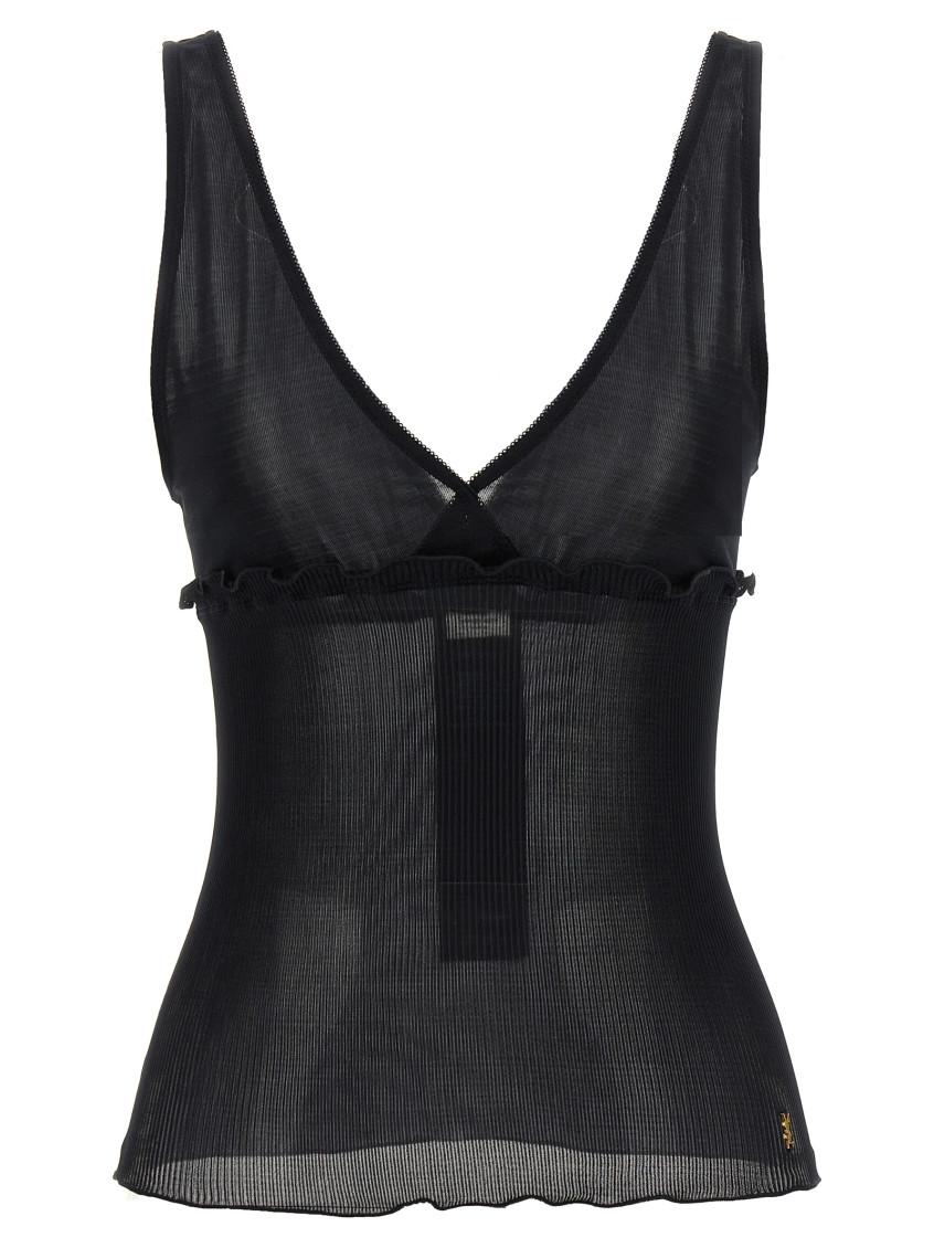 Women's Saint Laurent Sleeveless and tank tops | Lyst