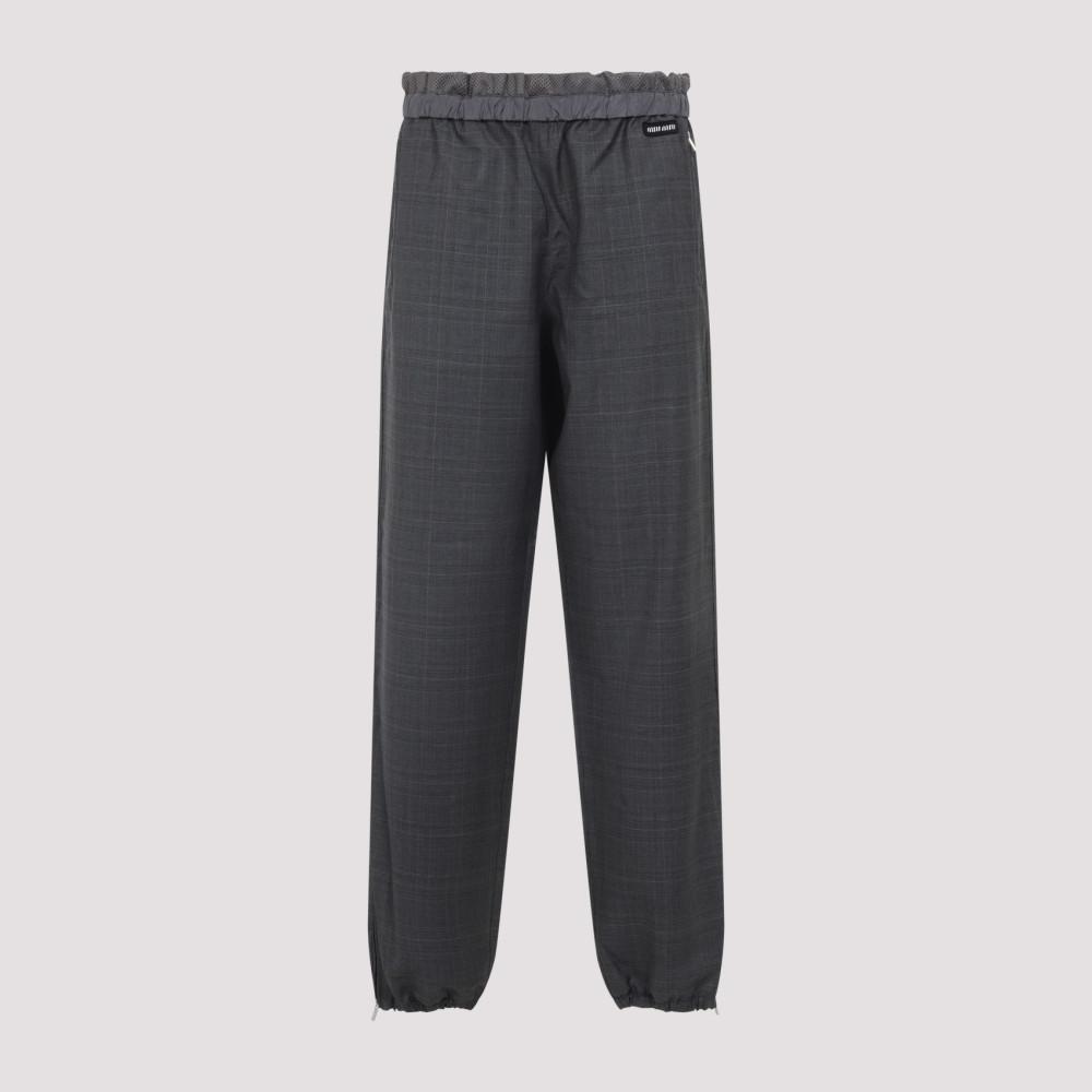 パンツ Miu Miu Embroidered Stretch Wool Palazzo Pant Miu Miu Embroidered Stretch Wool Palazzo Pant | Grailed