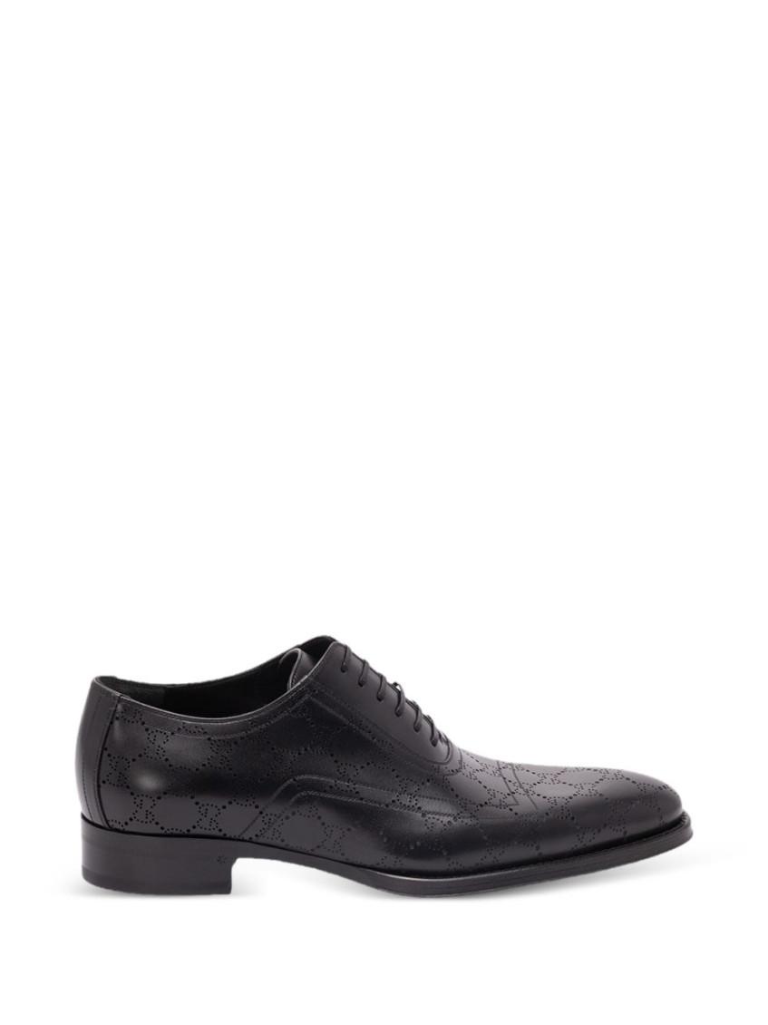 gucci-Black-Leather-Lace-Up-