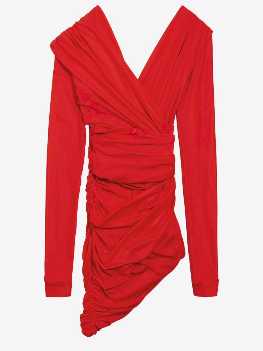 Red Balenciaga Dresses for Women | Lyst