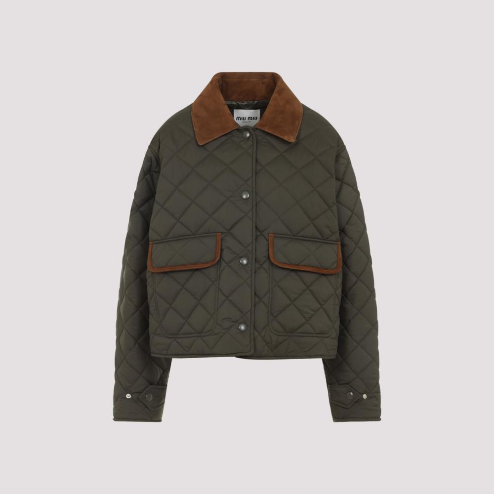 ジャケット MiuMiu GWB281SOOO.175O Jackets MIU Miu Miu Denim Jacket | Blue | FARFETCH