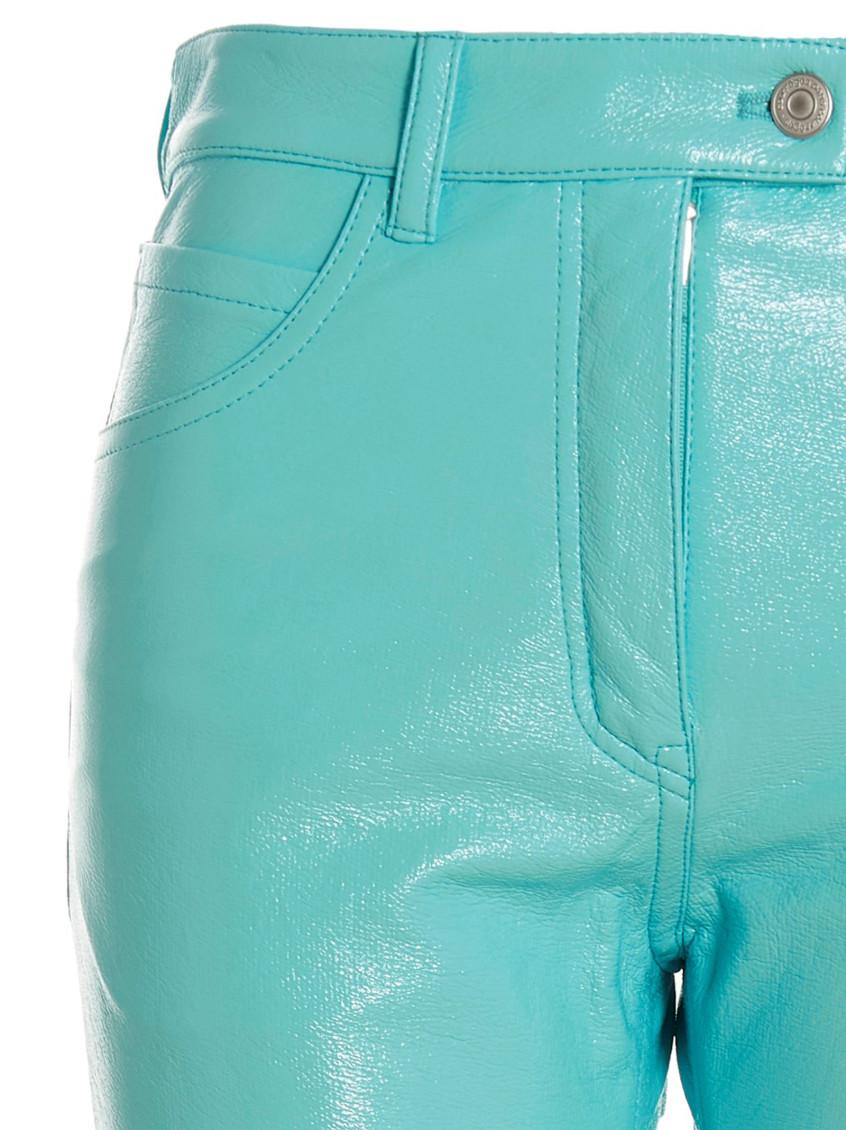 Courreges Light Vinyl Pants in Blue Lyst