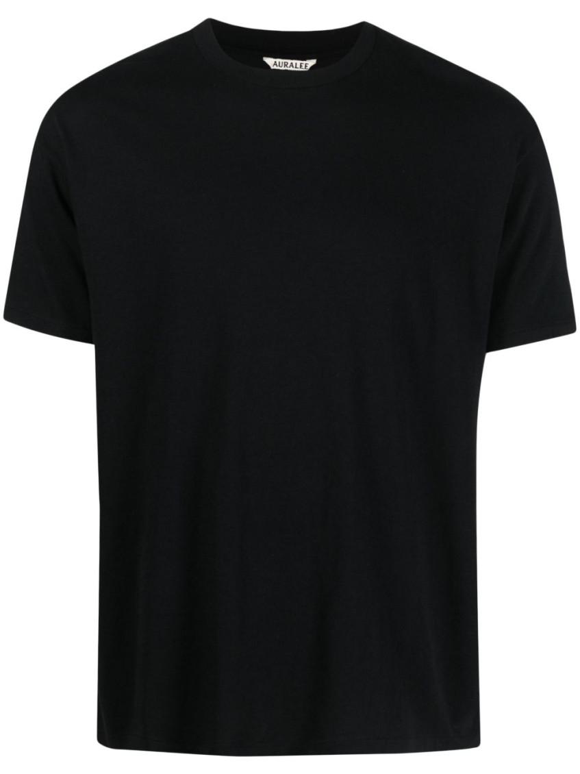 Tシャツ・カットソー AURALEE Unisex Cotton Jersey Tee Dark Brown A23ST02CM-DB SEAMLESS CREW NECK TEE - AURALEE Official Website