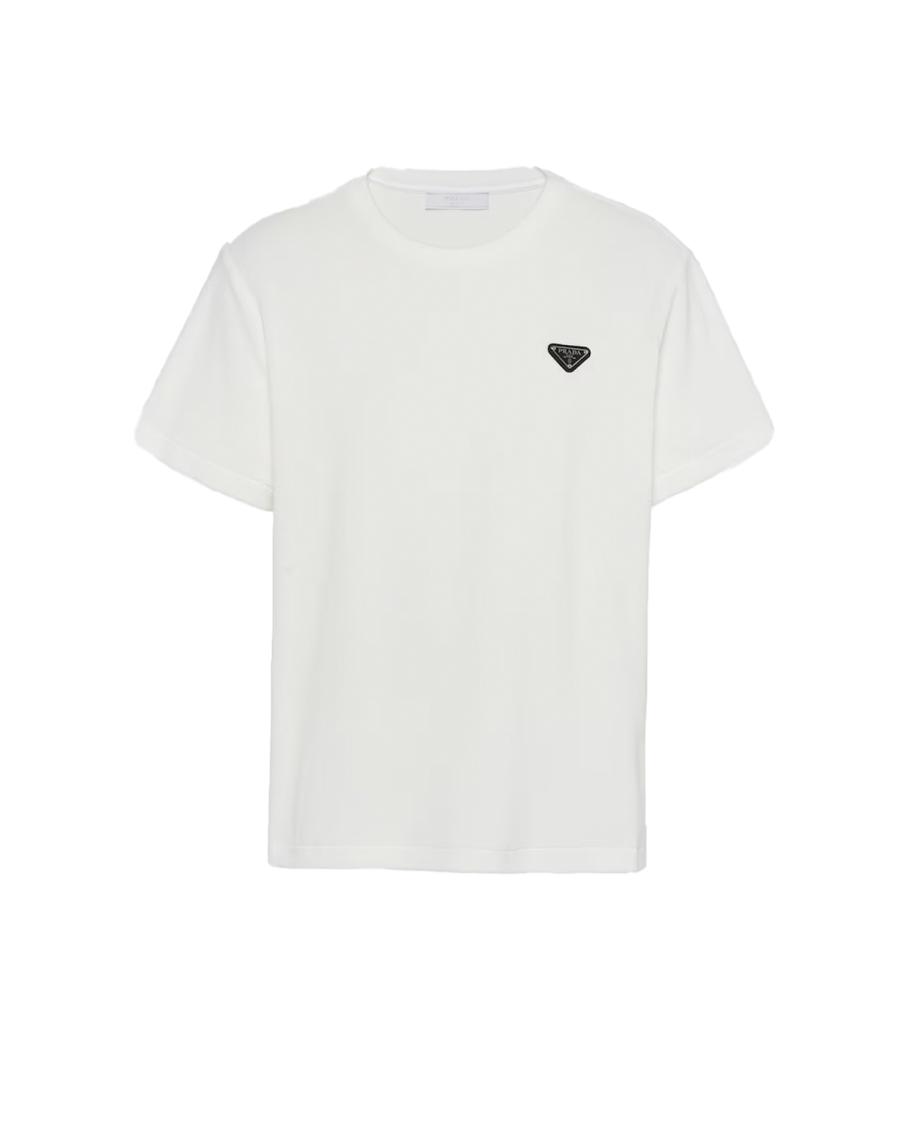 PRADA ホワイト Tシャツ ロゴプリント PRADA ホワイト Tシャツ ロゴプリント