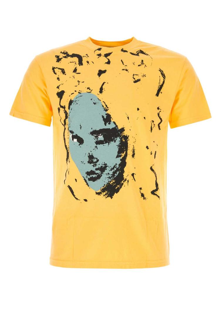 Tシャツ・カットソー KidSuper Light-blue cotton t-shirt (SST97 KIDSUPERWAVE) Lace Girl Painting Shirt [Blue] - KidSuper