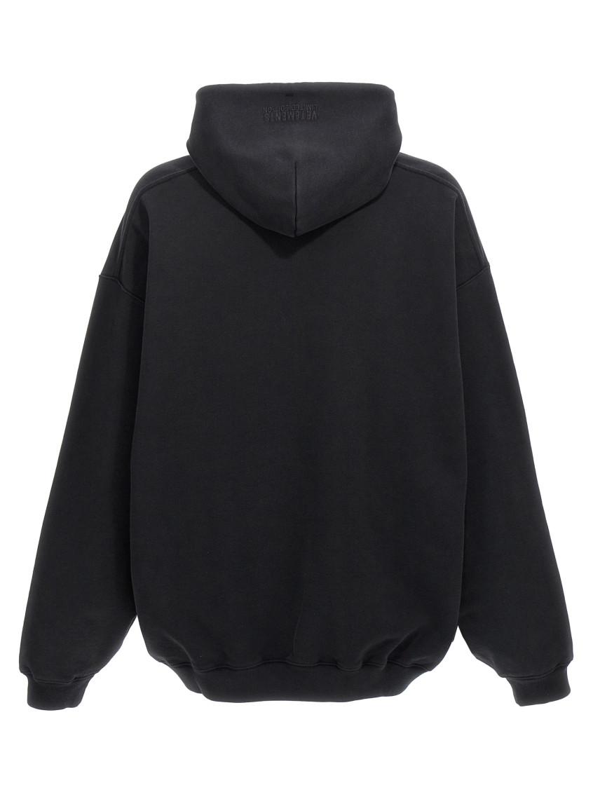 Vetements Cotton Blend Reaper Logo Hoodie in Black for Men