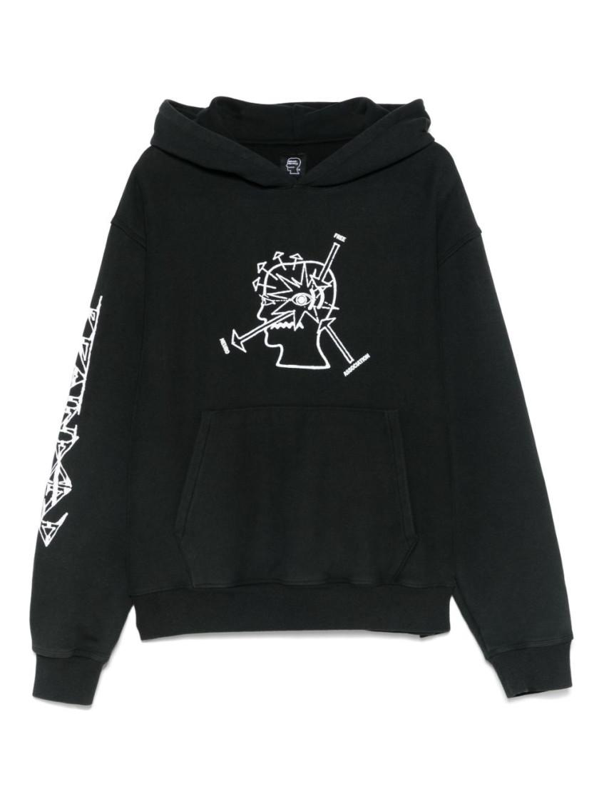 [ EZKATON ]★BRAIN LINE HOODIE EZKATON] Brain Line Brushed Hoodie パーカー