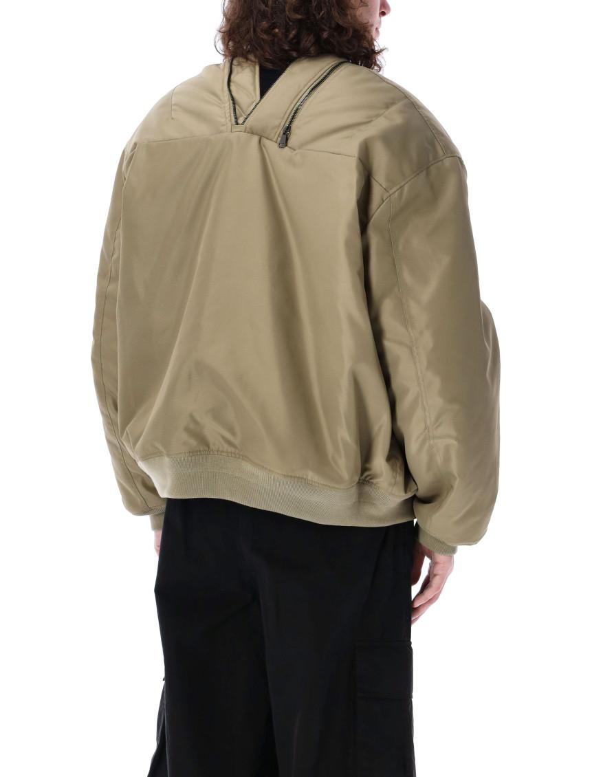 y-project-Beige-Double-Zip-