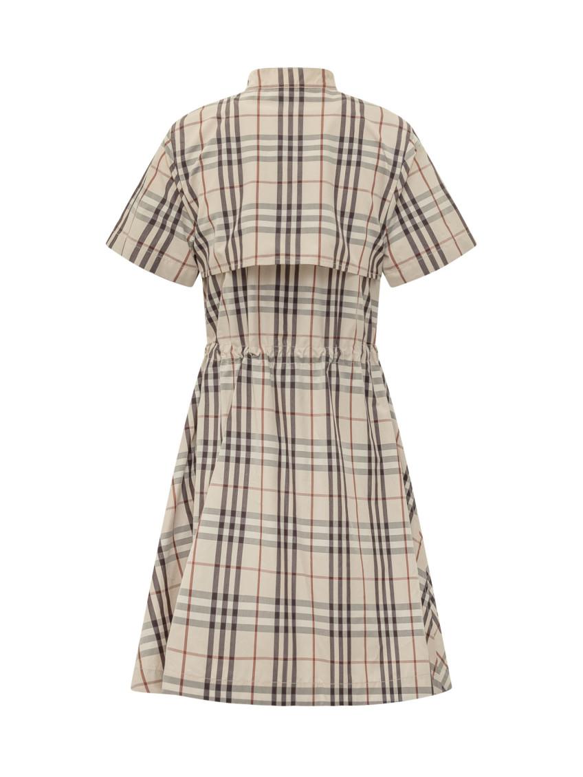 knee length dresses for ladies Anavini Couture Girls Burberry Inspired Plaid Dress