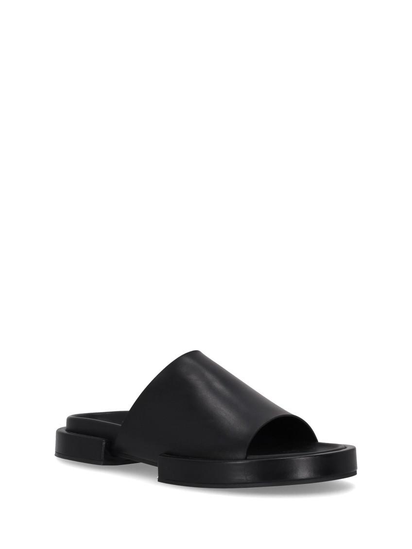 サンダル・ミュール Block Henri Sandals - Ann Demeulemeester - Black - Leather Ann Demeulemeester Block Henri Sandals - Black - Leather