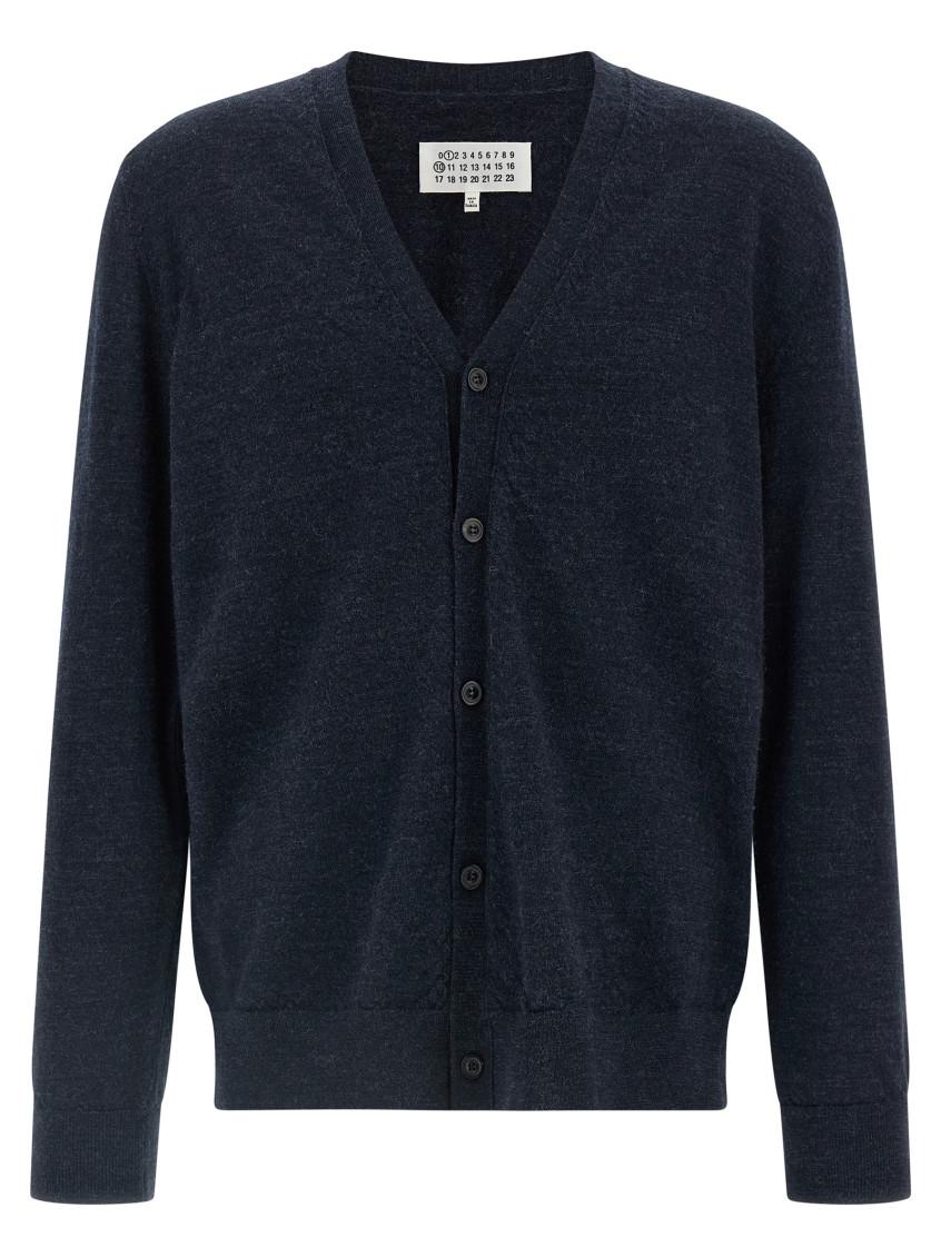 24SS new/Maison Margiela ウールカーディガン Cardigan Navy 24SS new/Maison Margiela ウールカーディガン Cardigan Navy