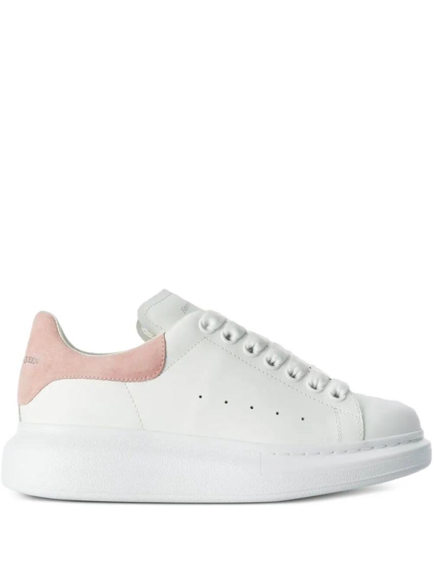 スニーカー ALEXANDER MCQUEEN Larry leather low-top sneakers WHITE McQueen Low-top sneakers for Women | Online Sale up to 40