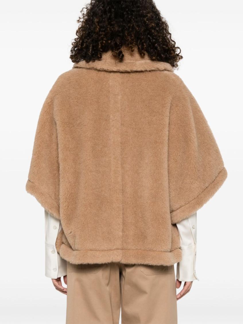 Max Mara Tenebre Poncho in Natural | Lyst