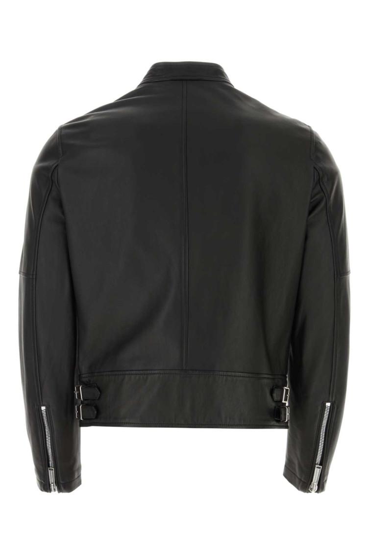 dsquared-Black-Leather-Biker-