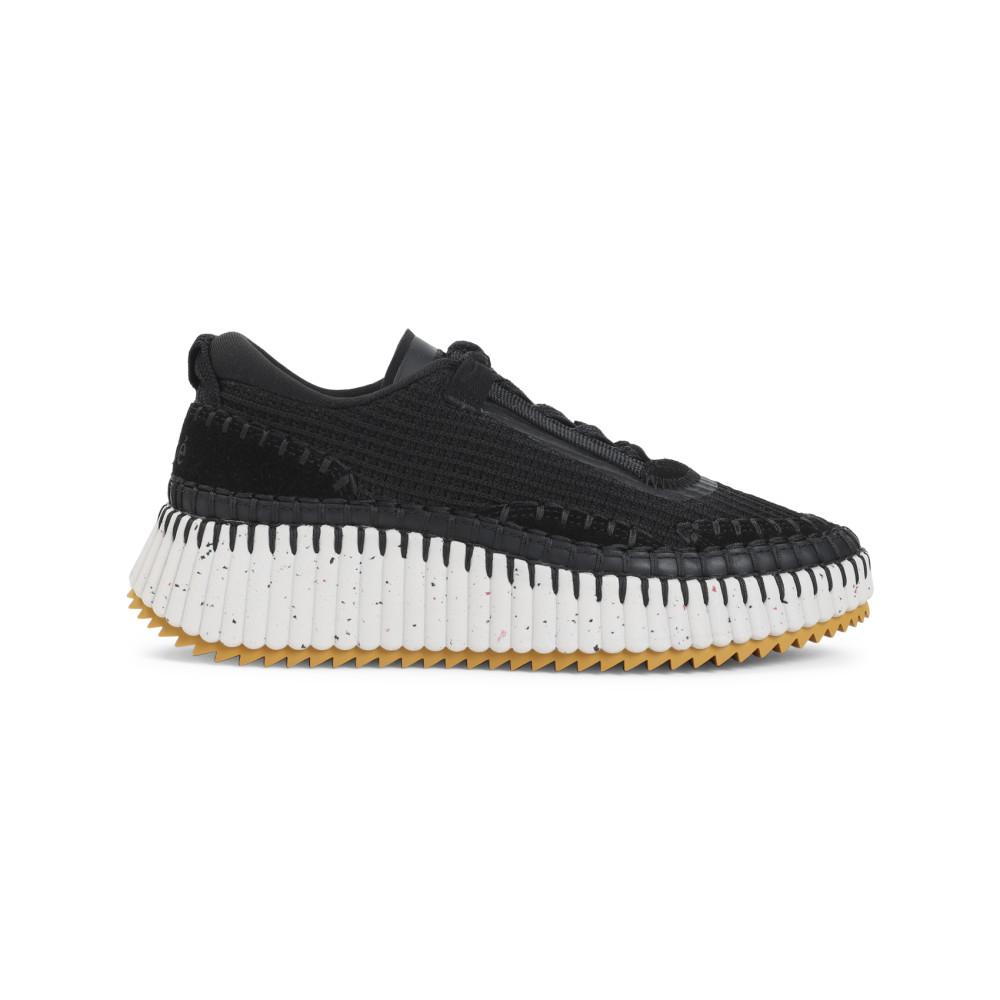【関税&送料込】Chloe Sneakers Chloe】関税・送料込☆ホワイト ナマ 厚底 スニーカー
