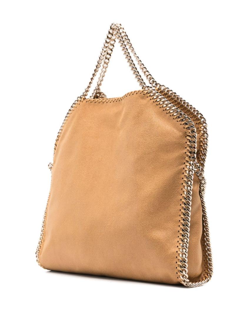 Stella McCartney Caramel Tote Bag With Chain-Link in Natural Lyst