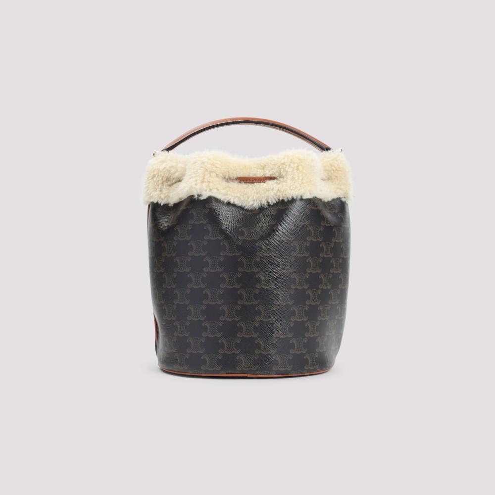 【FW25】Celine Clara Bucket Bag CELINE CLARA BUCKET BAG CELINE TRIOMPHE CANVAS The Triomphe