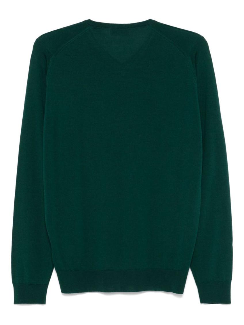 Tシャツ・カットソー JOHN SMEDLEY Men Sweater BELDEN GREEN John Smedley Emerald Green Cotton Jumper - Compare Prices