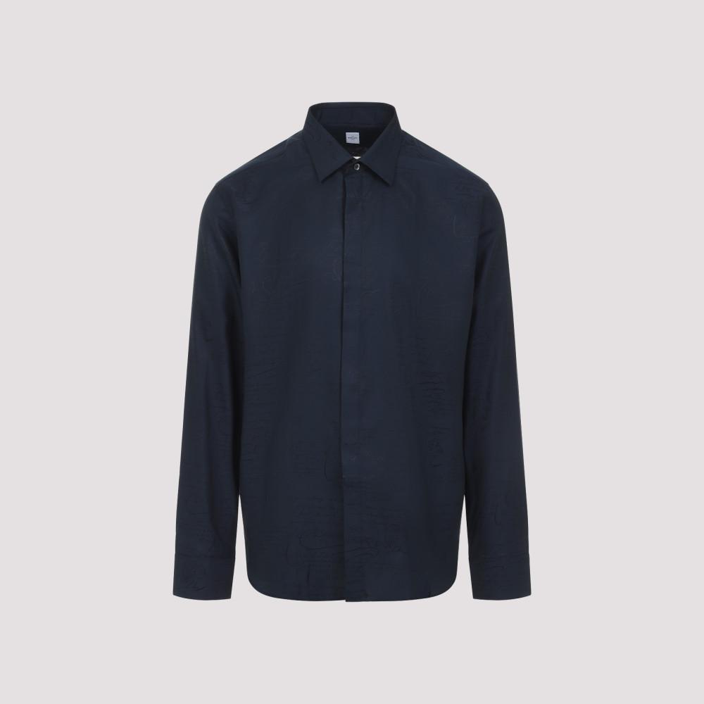 Tシャツ・カットソー Berluti SS25 'Marbeuf Scritto' shirt (R28HCS43004 F99) Marbeuf Scritto Short Sleeved Shirt | Berluti KW